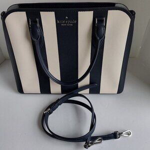 Kate Spade Darcy Pond Navy/White Crossbody Handbag
